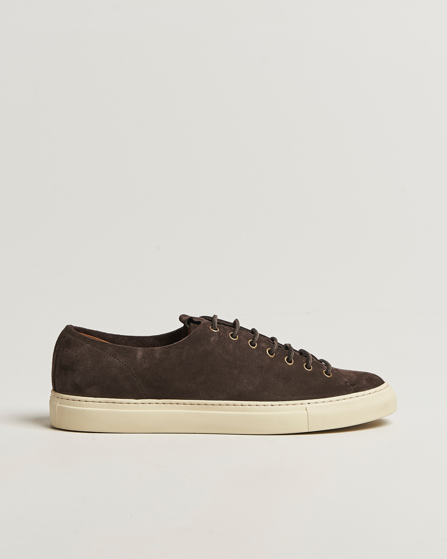 Mies | Tennarit | Buttero | Tanino Suede Sneaker Dark Brown