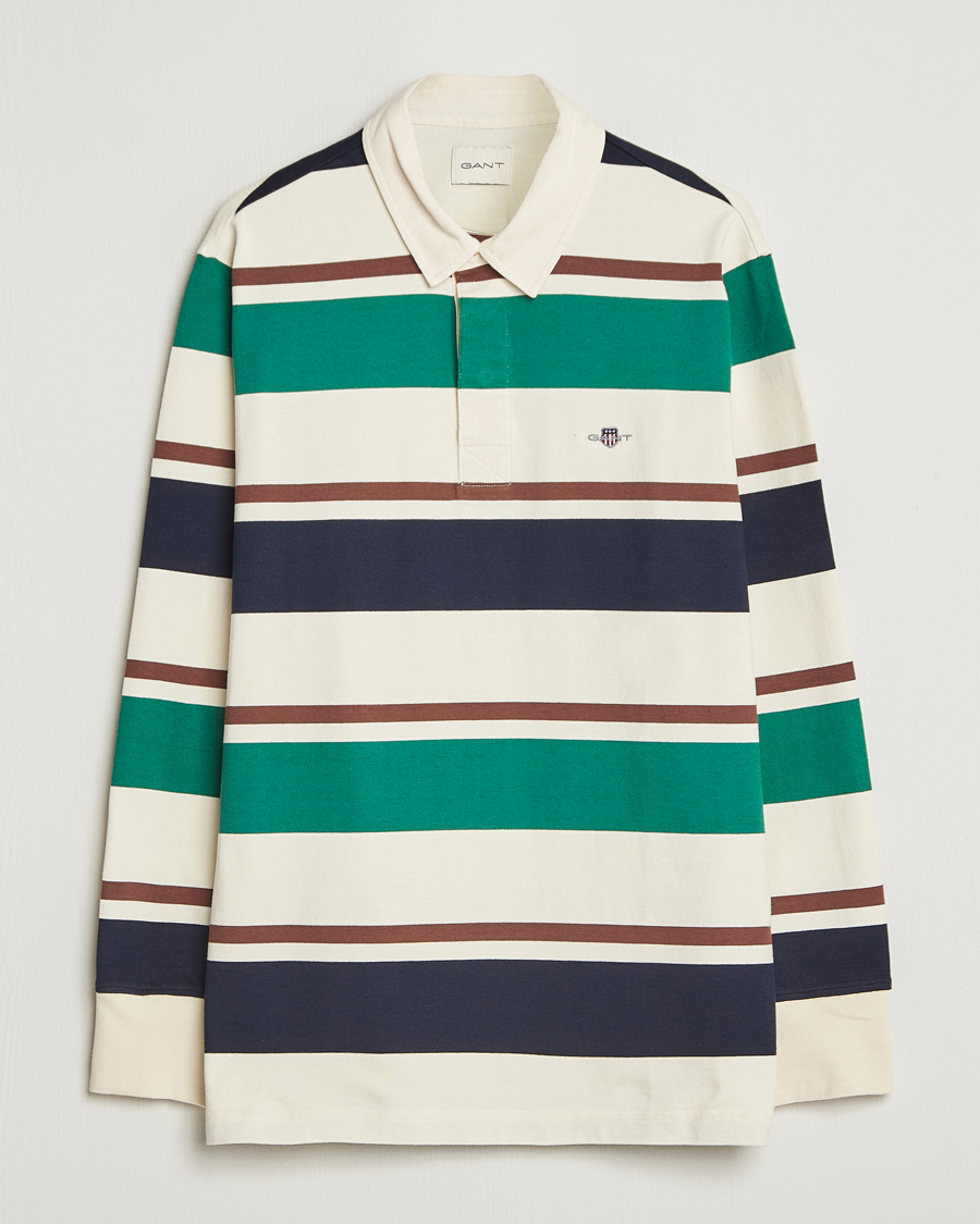 Mies | Puserot | GANT | Striped Heavy Rugger Cream Multi