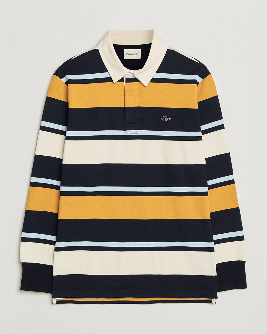 Mies | Puserot | GANT | Striped Heavy Rugger Evening Blue Multi