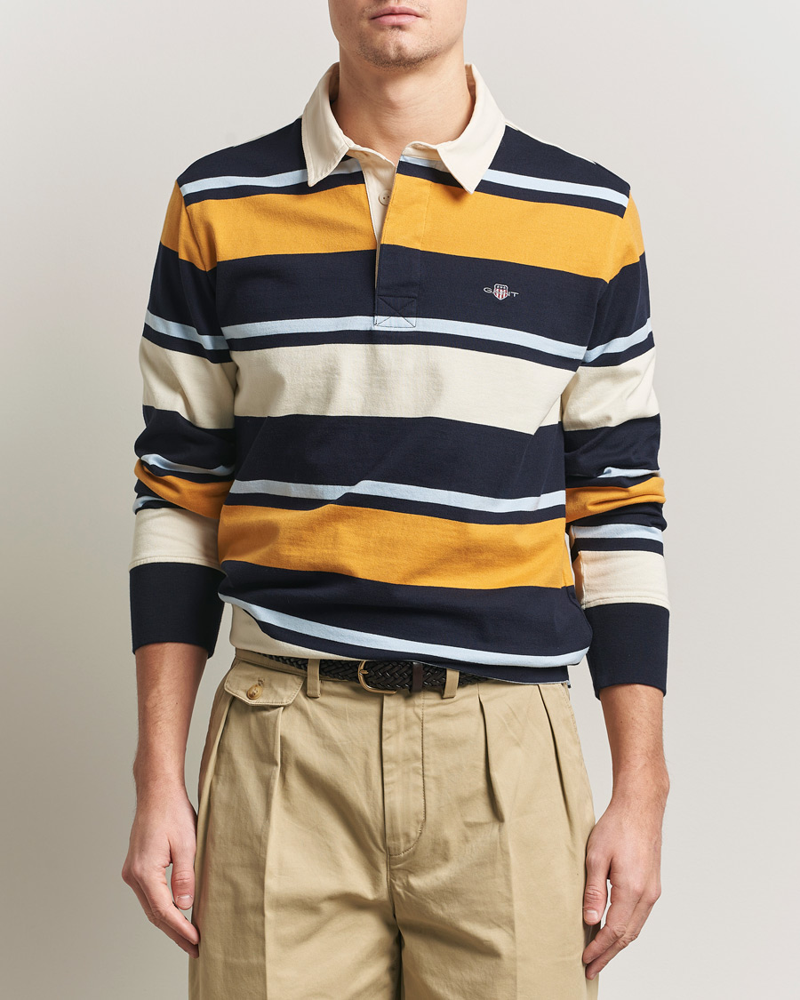 Mies | Puserot | GANT | Striped Heavy Rugger Evening Blue Multi
