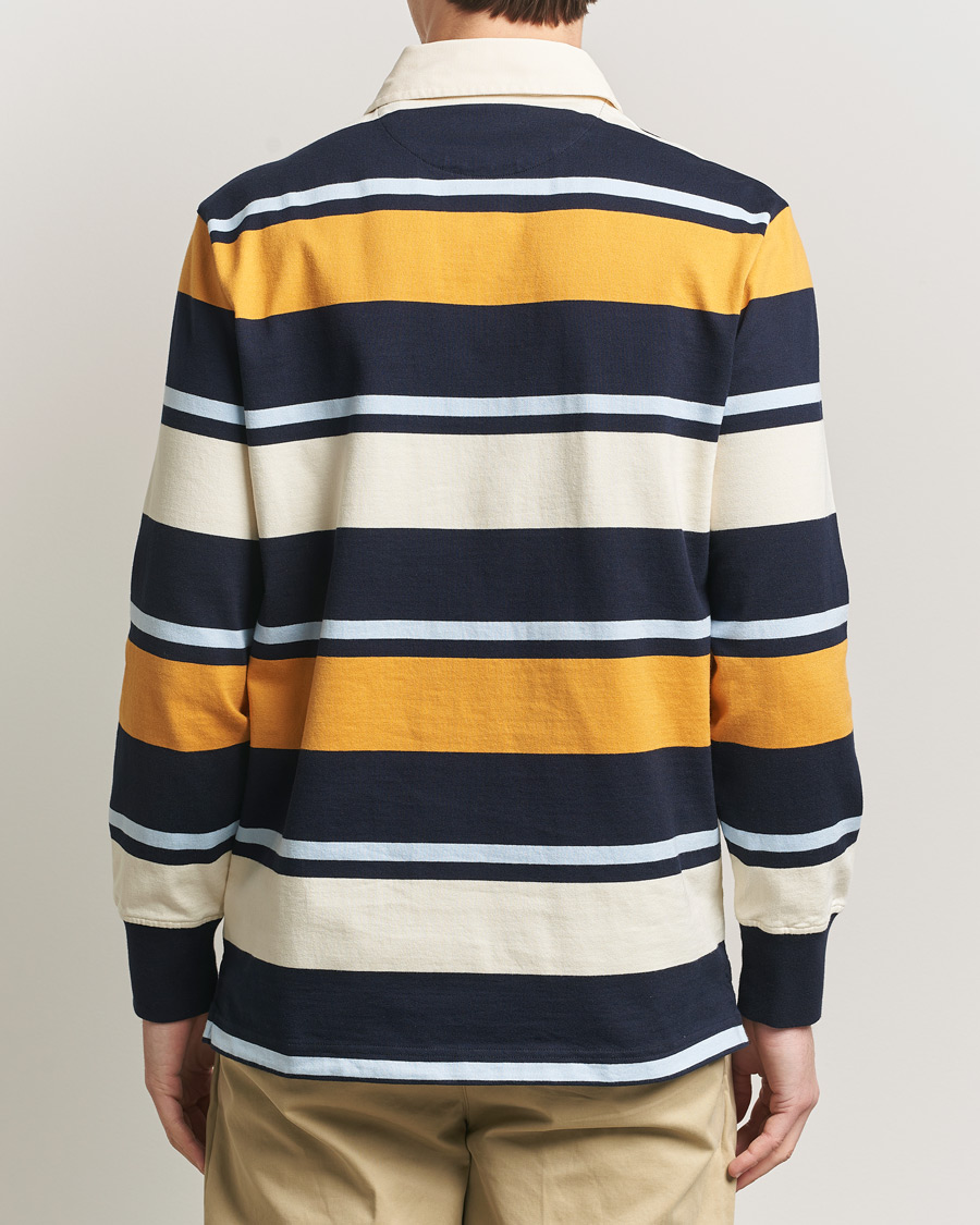 Mies | Puserot | Gant | Striped Heavy Rugger Evening Blue Multi