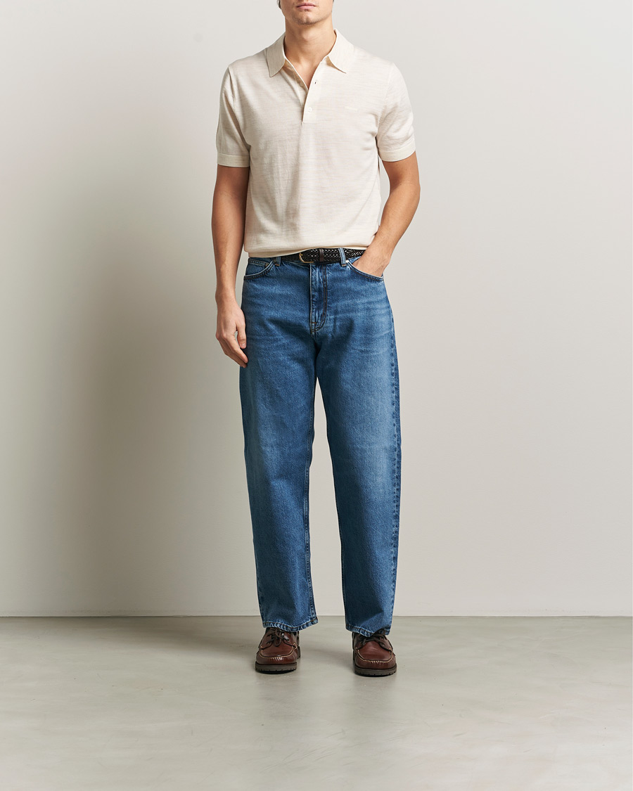 Mies | Pikeet | Gant | Extrafine Merino Polo Seed Melange