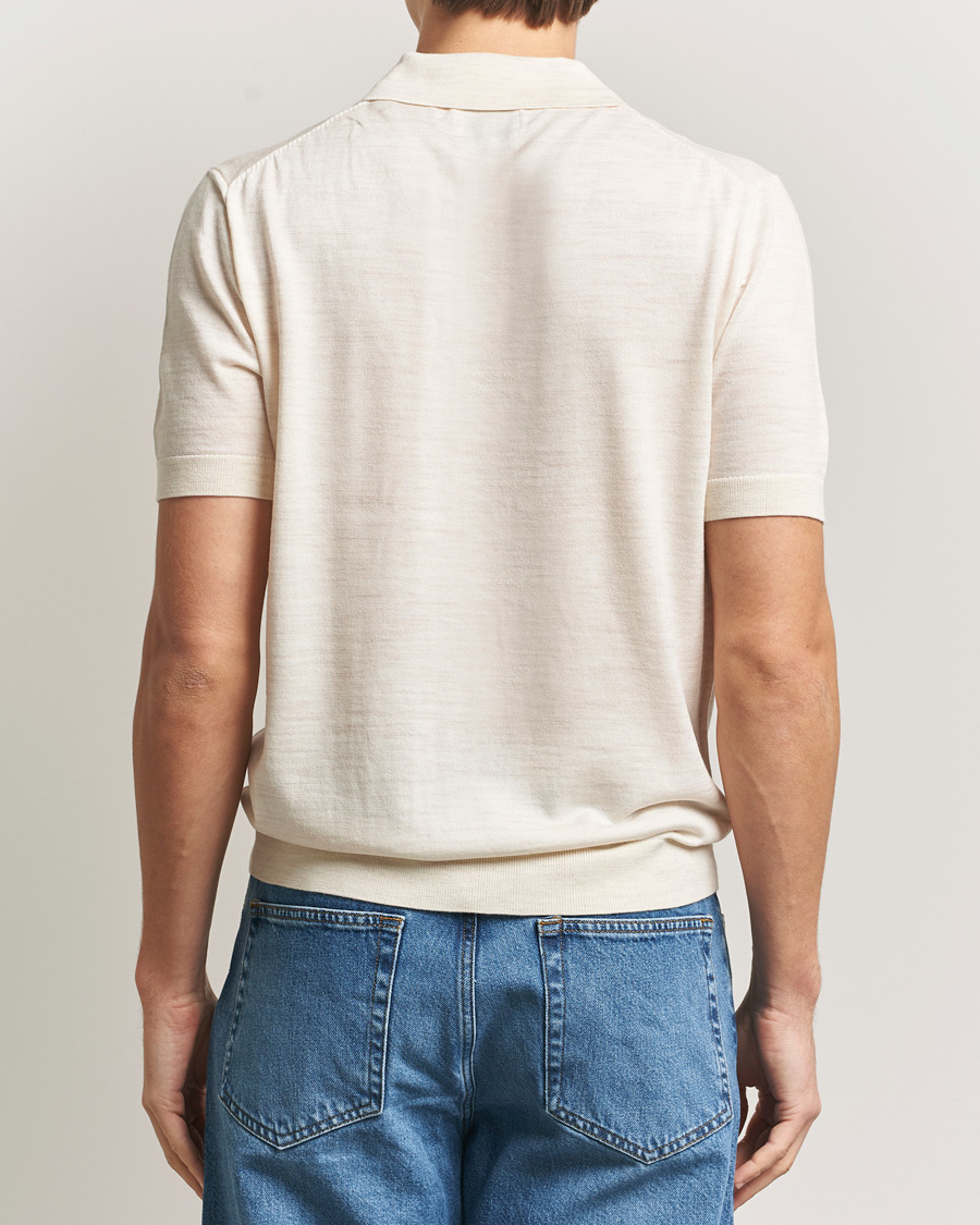Mies | Pikeet | Gant | Extrafine Merino Polo Seed Melange