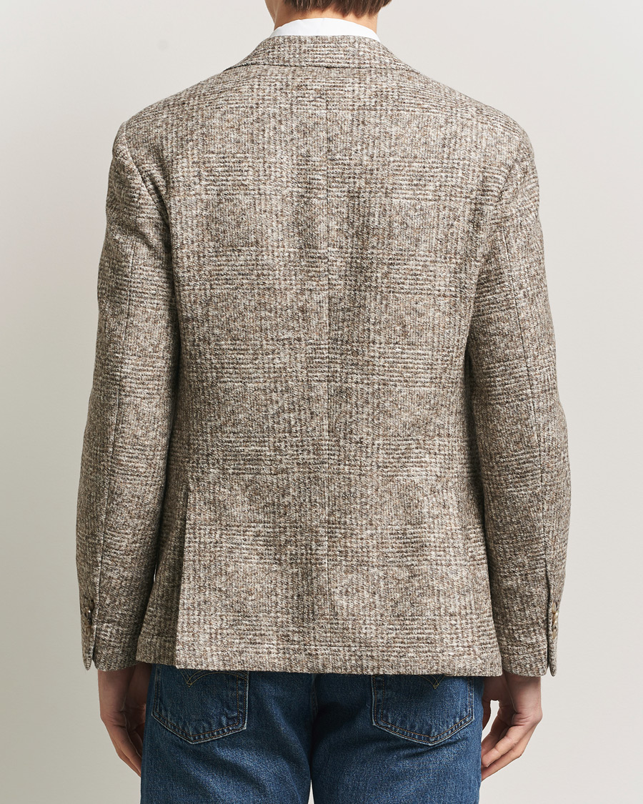 Mies | Pikkutakit | GANT | Wool Checked Blazer Seed Melange