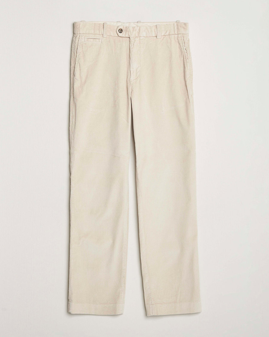 Mies | Housut | GANT | Straight Fit Corduroy Trousers Putty