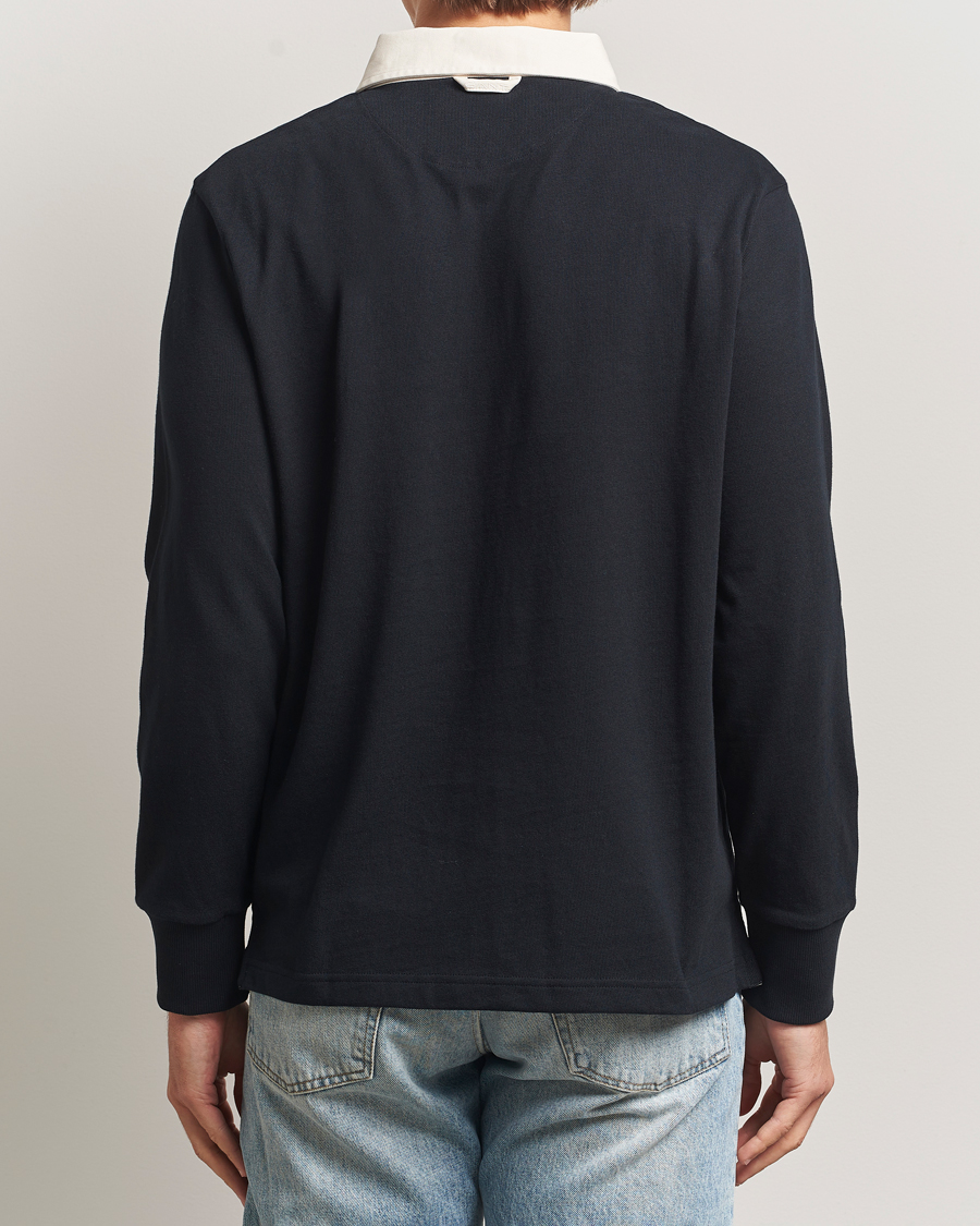Mies | Puserot | Gant | Blocked Logo Heavy Rugger Black