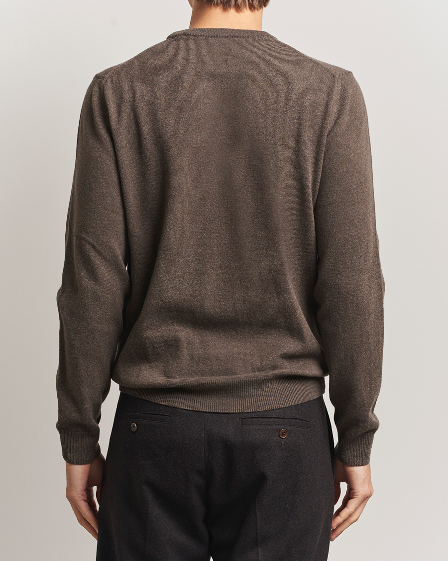 Mies | Puserot | GANT | Superfine Lambswool Crew Neck Seawood Melange