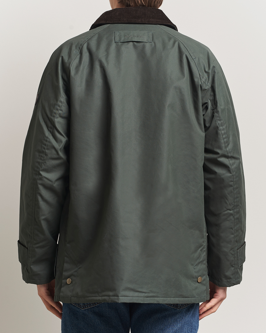 Mies | Takit | Gant | Waxed Barn Jacket Woody Green