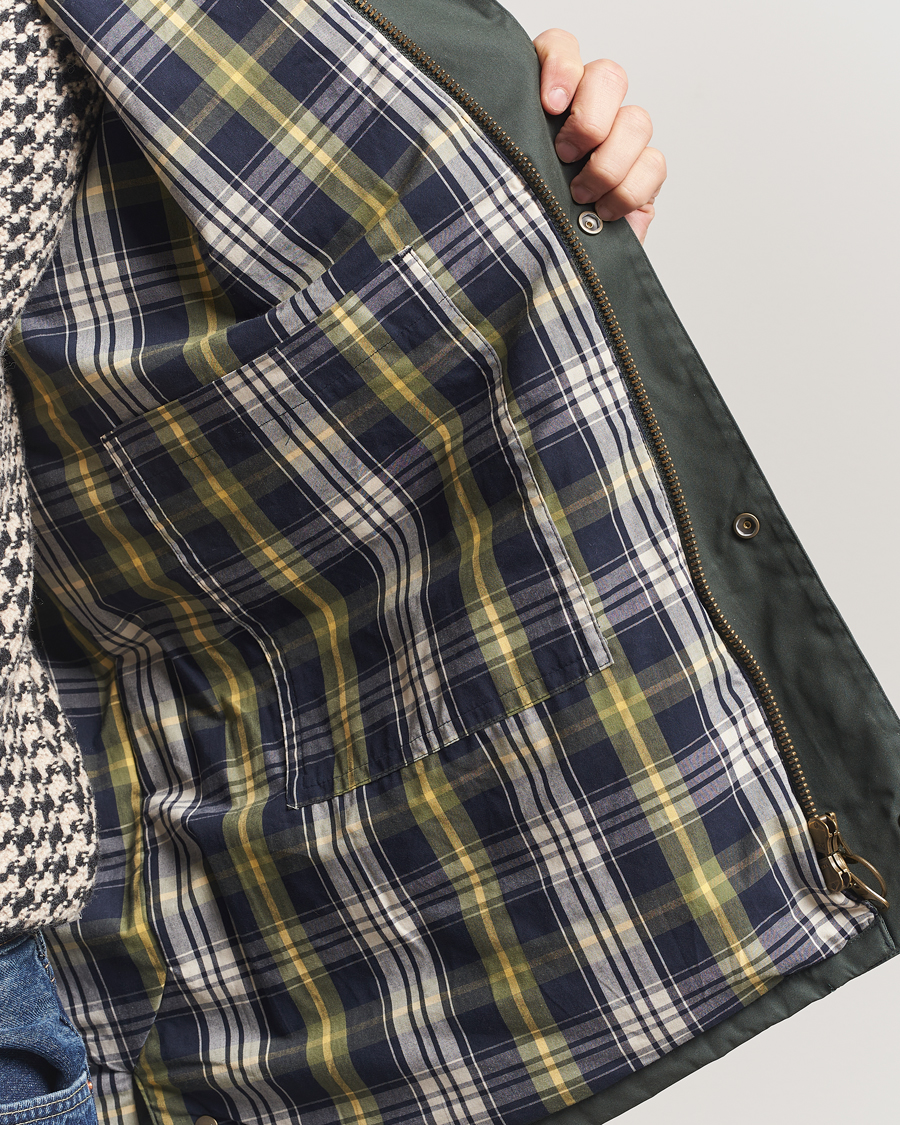 Mies | Takit | GANT | Waxed Barn Jacket Woody Green