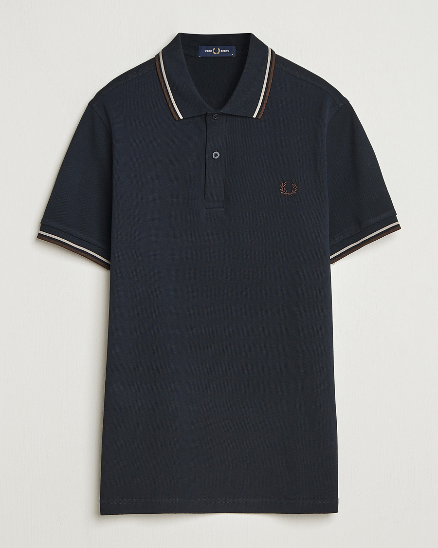 Mies | Pikeet | Fred Perry | Twin Tipped Shirt Navy