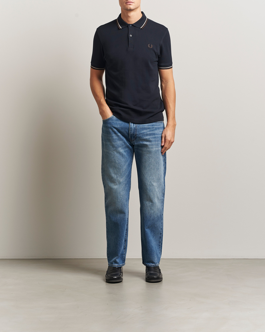 Mies | Pikeet | Fred Perry | Twin Tipped Shirt Navy