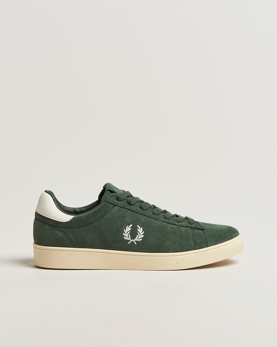 Mies | Tennarit | Fred Perry | Spencer Suede Sneaker Court Green