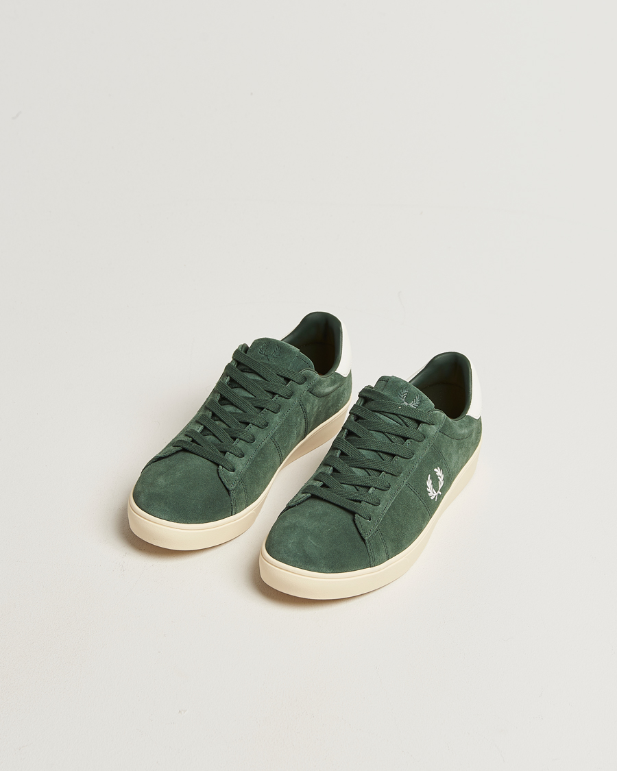 Mies | Tennarit | Fred Perry | Spencer Suede Sneaker Court Green