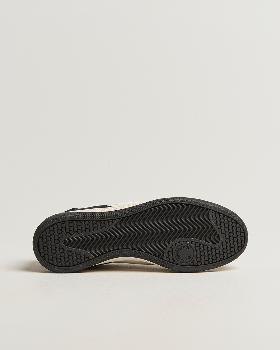 Mies | Tennarit | Fred Perry | B11 Leather/Suede Sneaker Snow White/Navy