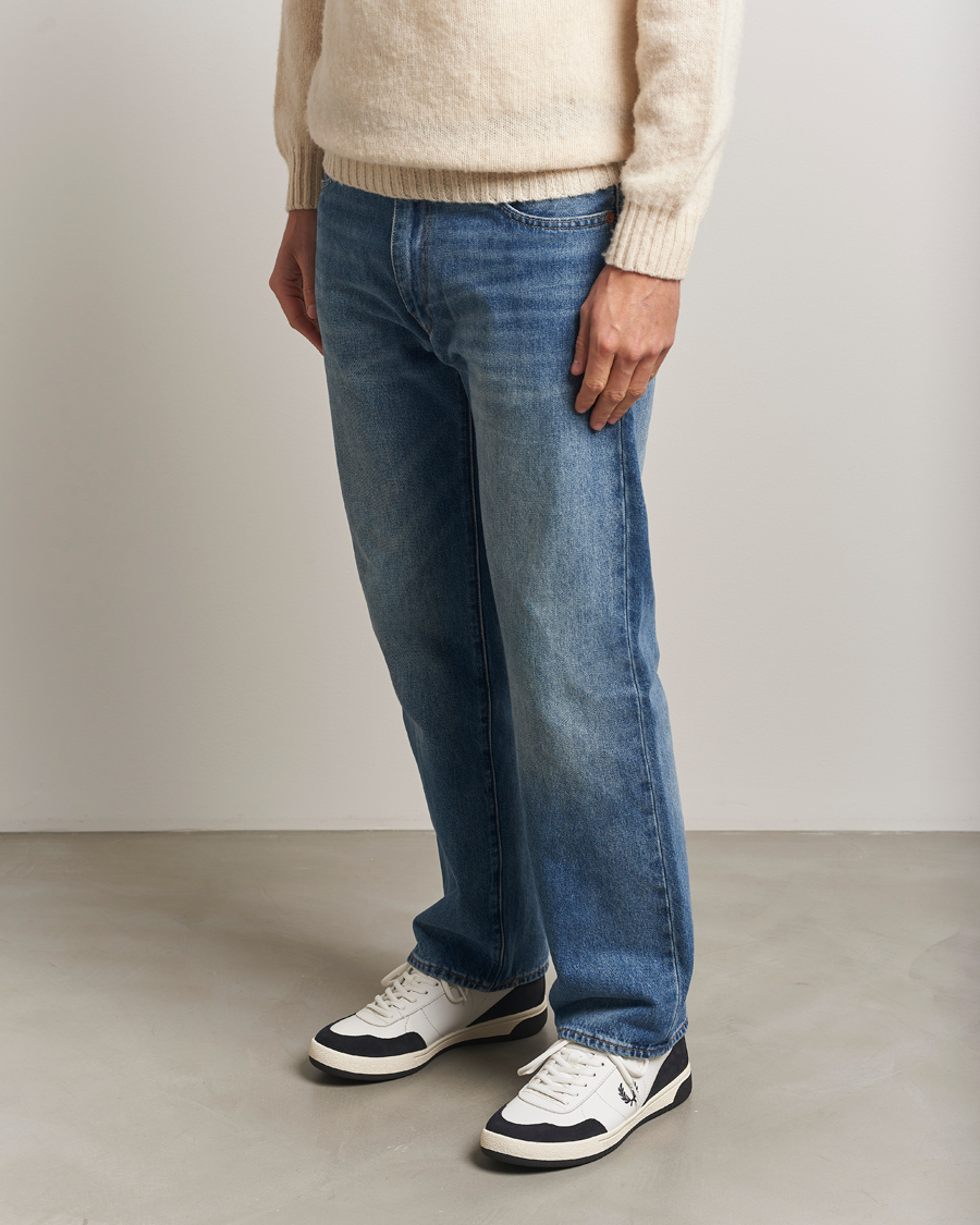 Mies | Tennarit | Fred Perry | B11 Leather/Suede Sneaker Snow White/Navy