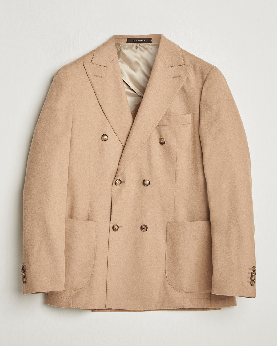 Mies | Pikkutakit | Oscar Jacobson | Farris Baby Camel Loro Piana Blazer Beige
