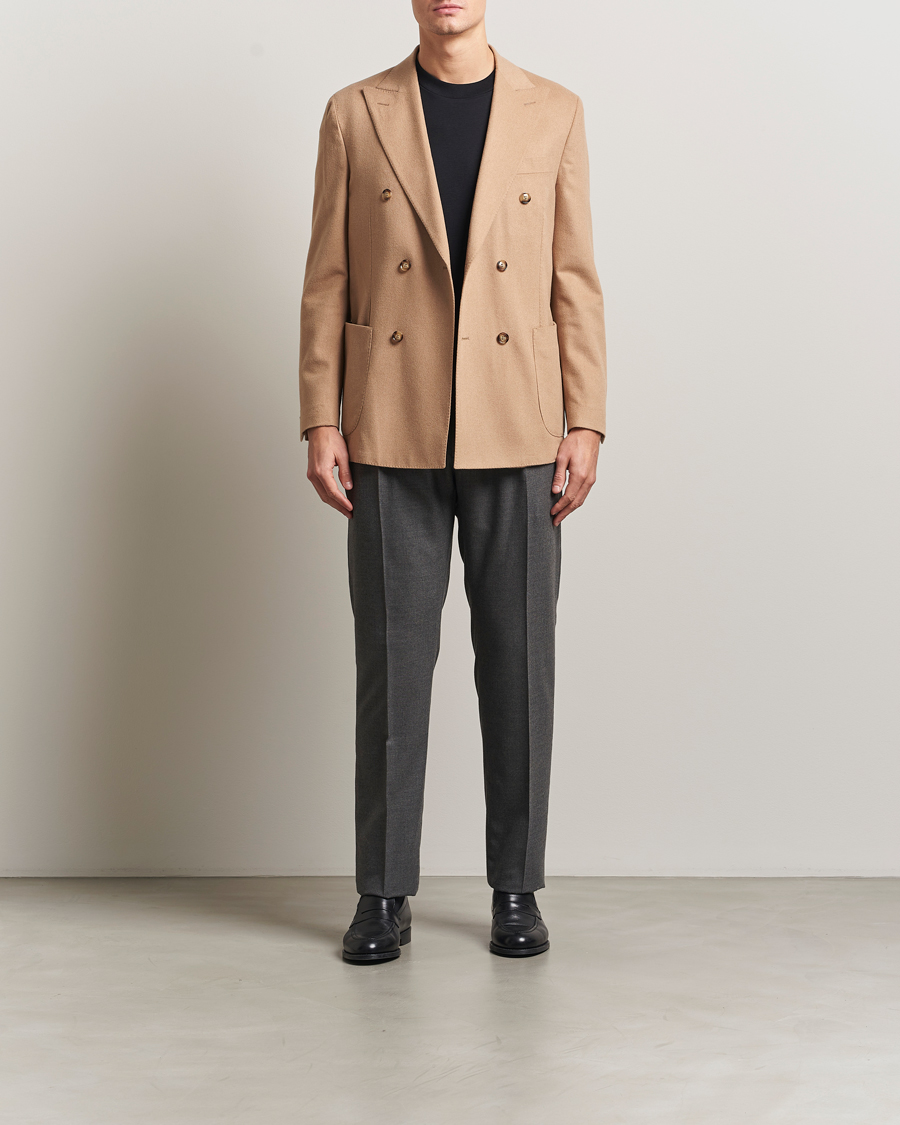 Mies | Pikkutakit | Oscar Jacobson | Farris Baby Camel Loro Piana Blazer Beige