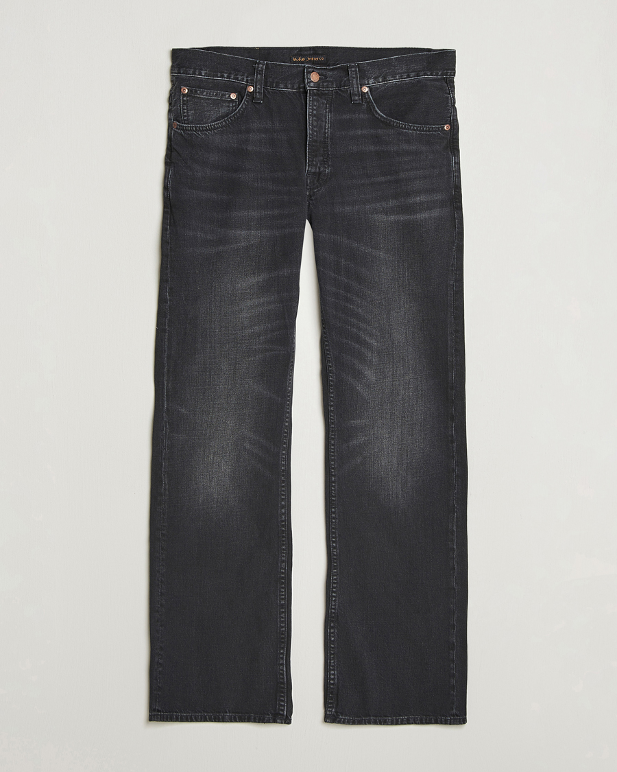 Mies | Farkut | Nudie Jeans | Flare Glenn Jeans Black Storm