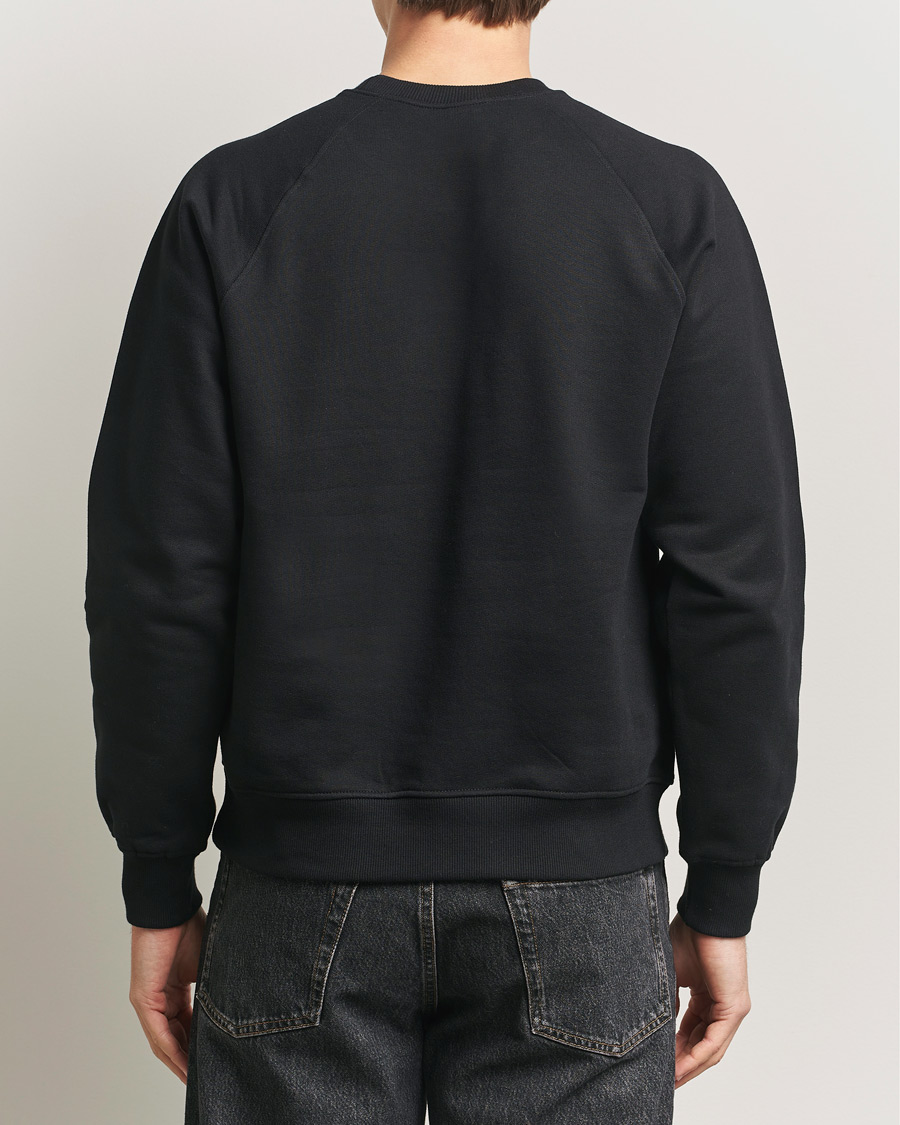 Mies | Puserot | Nudie Jeans | Palle Logo Crew Neck Sweatshirt Black