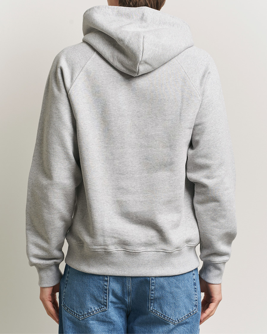 Mies | Puserot | Nudie Jeans | Gunde Logo Hoodie Grey Melange