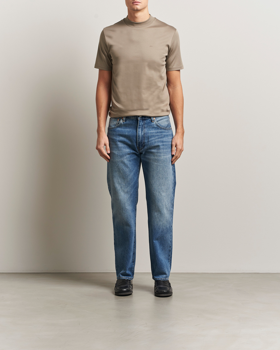 Mies | T-paidat | J.Lindeberg | Ace Mock Neck T-Shirt Brindle