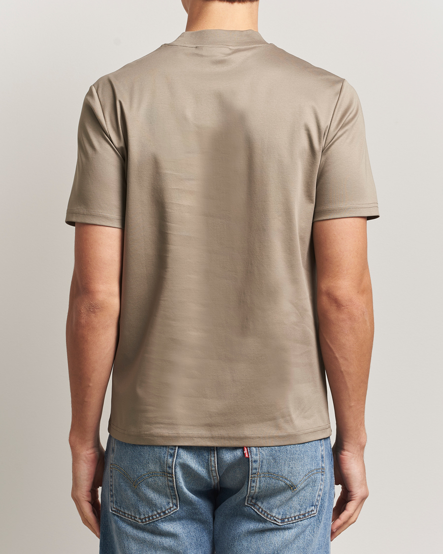 Mies | T-paidat | J.Lindeberg | Ace Mock Neck T-Shirt Brindle