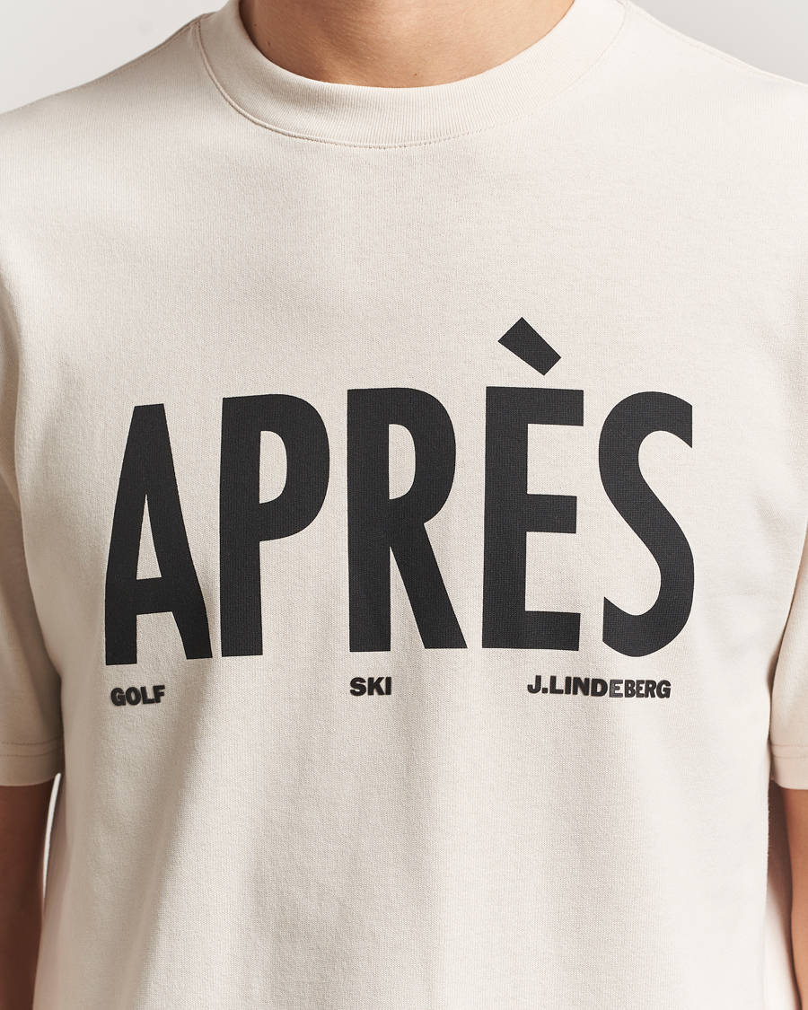 Mies | T-paidat | J.Lindeberg | Hale Printed Crew Neck T-Shirt Moonbeam