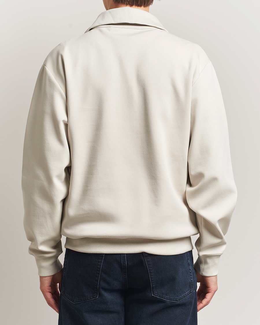 Mies | Puserot | J.Lindeberg | Callan Jersey Half Zip Moonbeam
