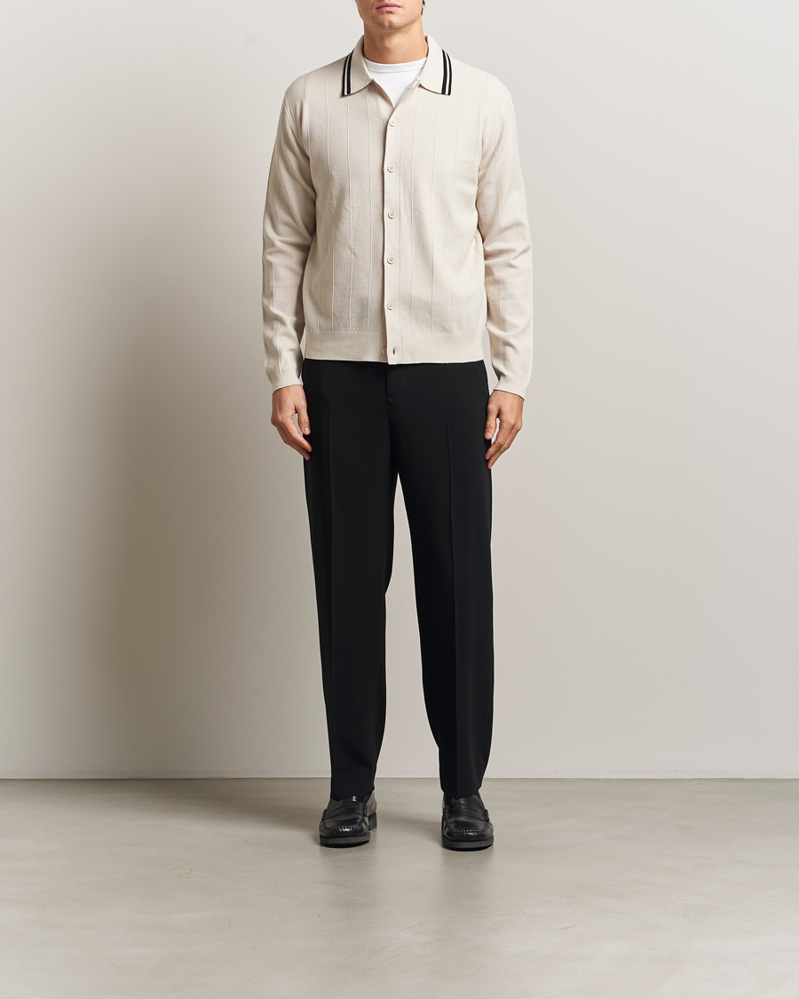Mies | Puserot | J.Lindeberg | Willem Structured Cardigan Moonbeam