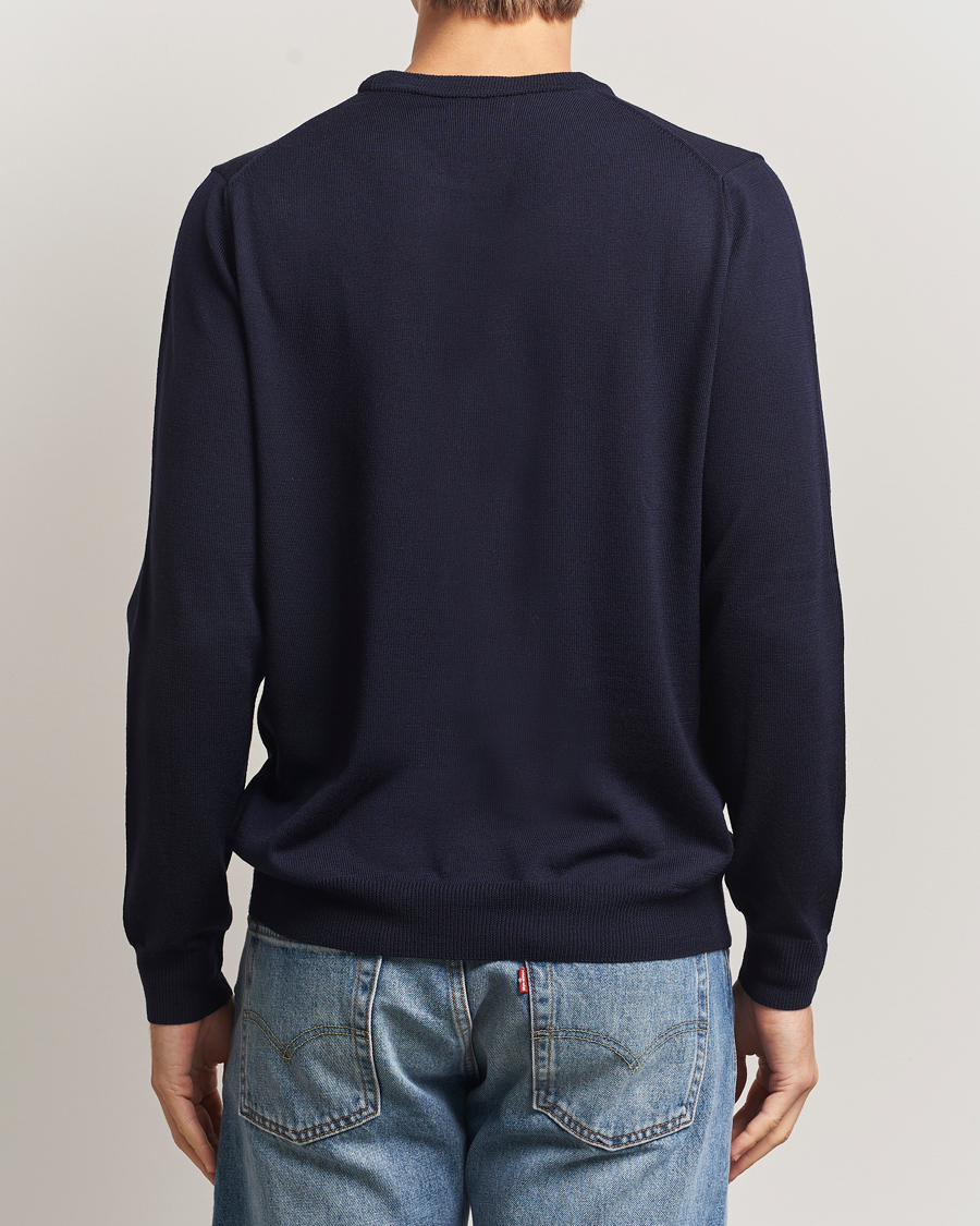 Mies | Puserot | J.Lindeberg | Keane Merino Crew Neck Navy