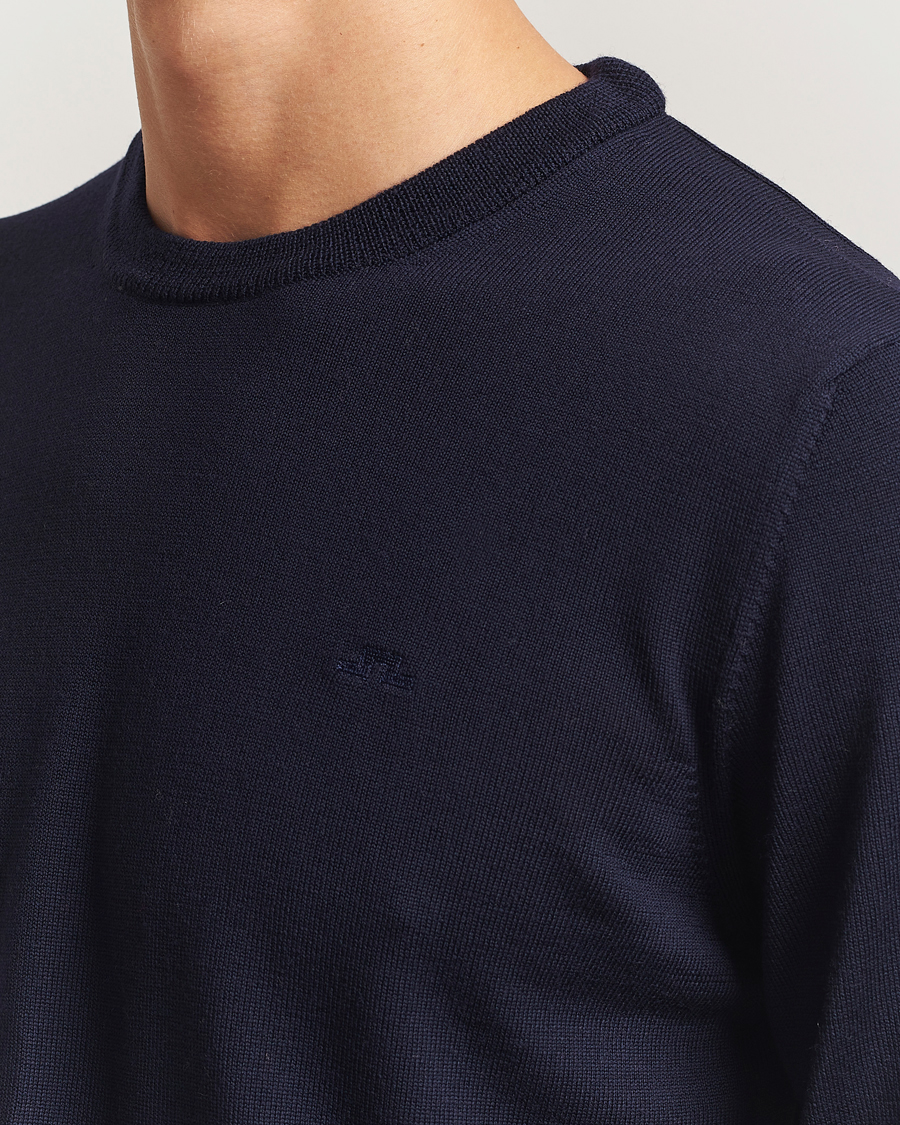 Mies | Puserot | J.Lindeberg | Keane Merino Crew Neck Navy