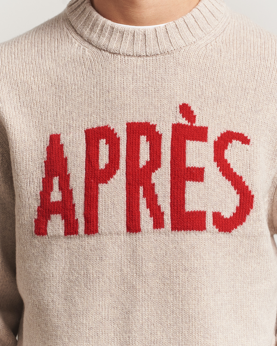 Mies | Puserot | J.Lindeberg | Fabian Graphic Knitted Sweater Moonbeam