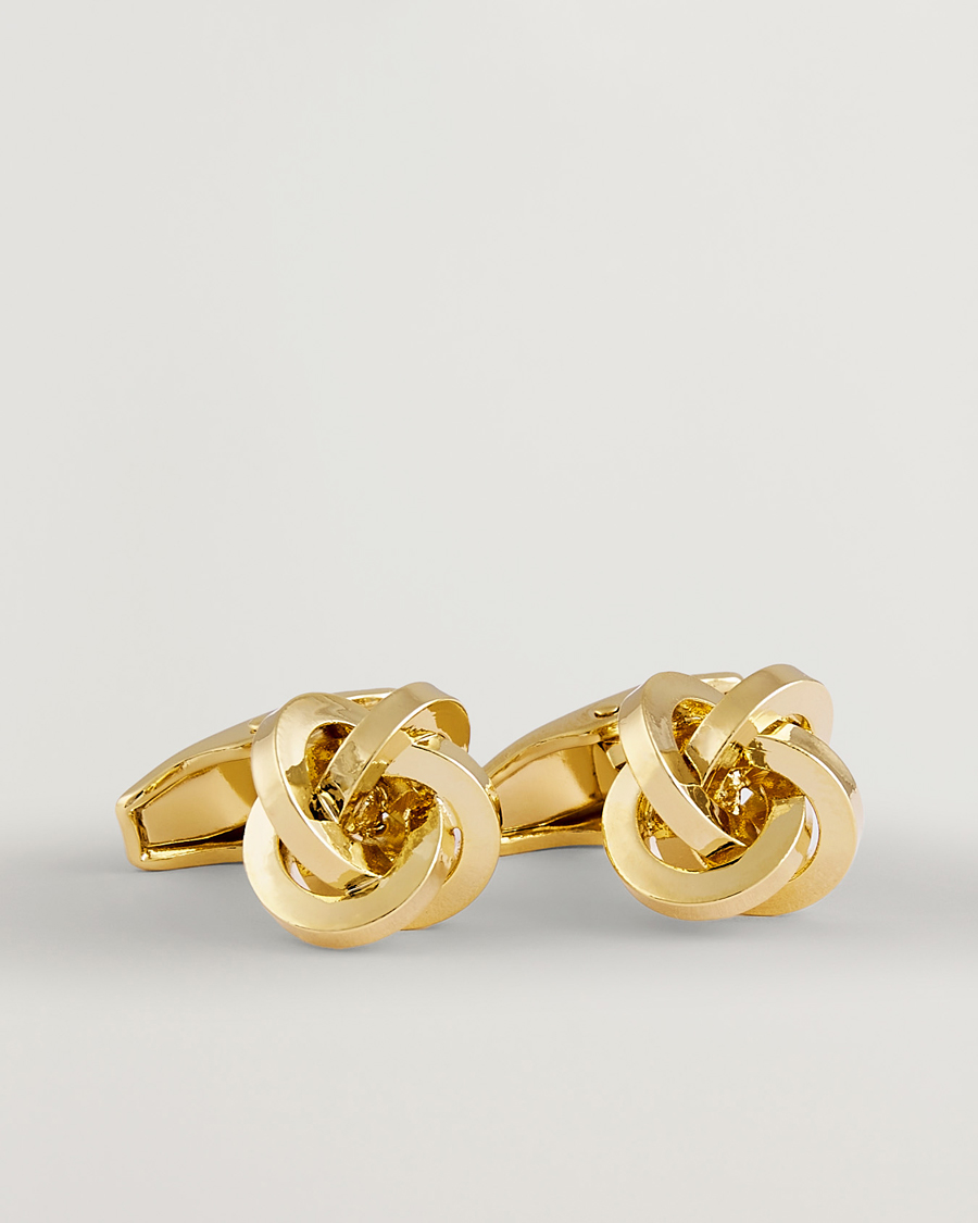 Mies | Kalvosinnapit | Amanda Christensen | Knot Cufflink Gold