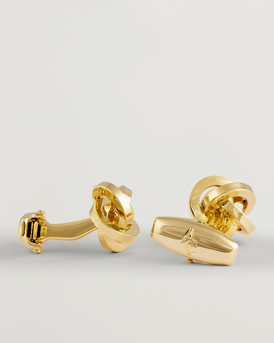 Mies | Kalvosinnapit | Amanda Christensen | Knot Cufflink Gold