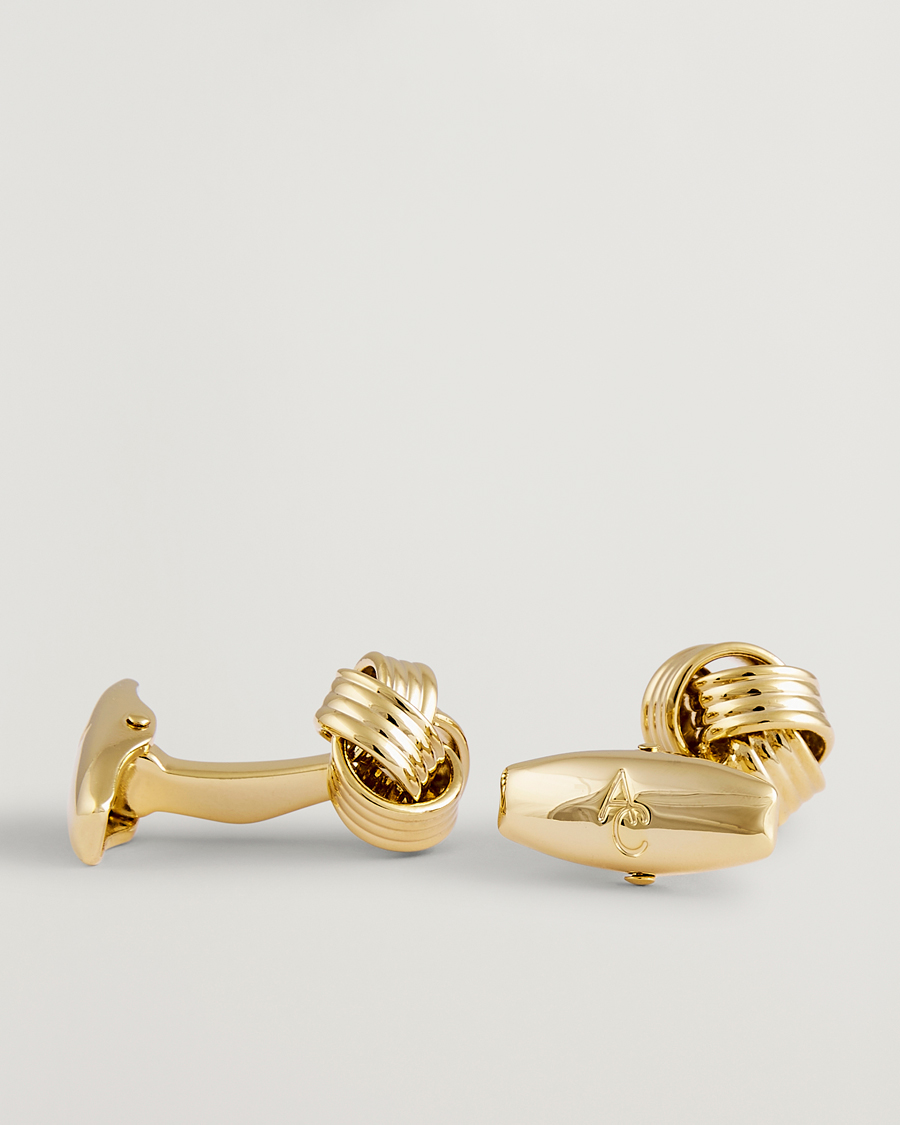 Mies | Kalvosinnapit | Amanda Christensen | Knot Cufflink Gold