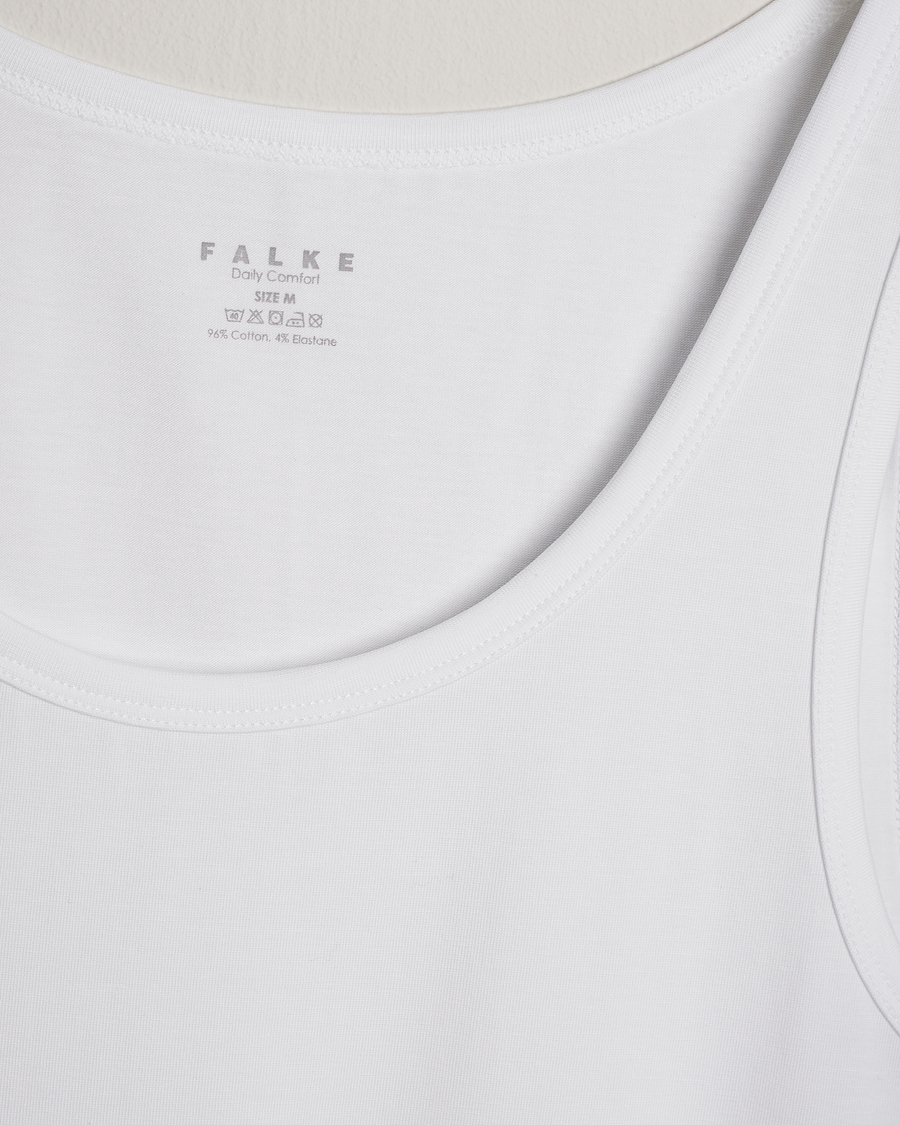 Mies | T-paidat | Falke | 2-Pack Cotton Tank Top White
