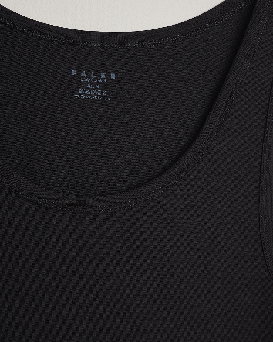 Mies | T-paidat | Falke | 2-Pack Cotton Tank Top Black