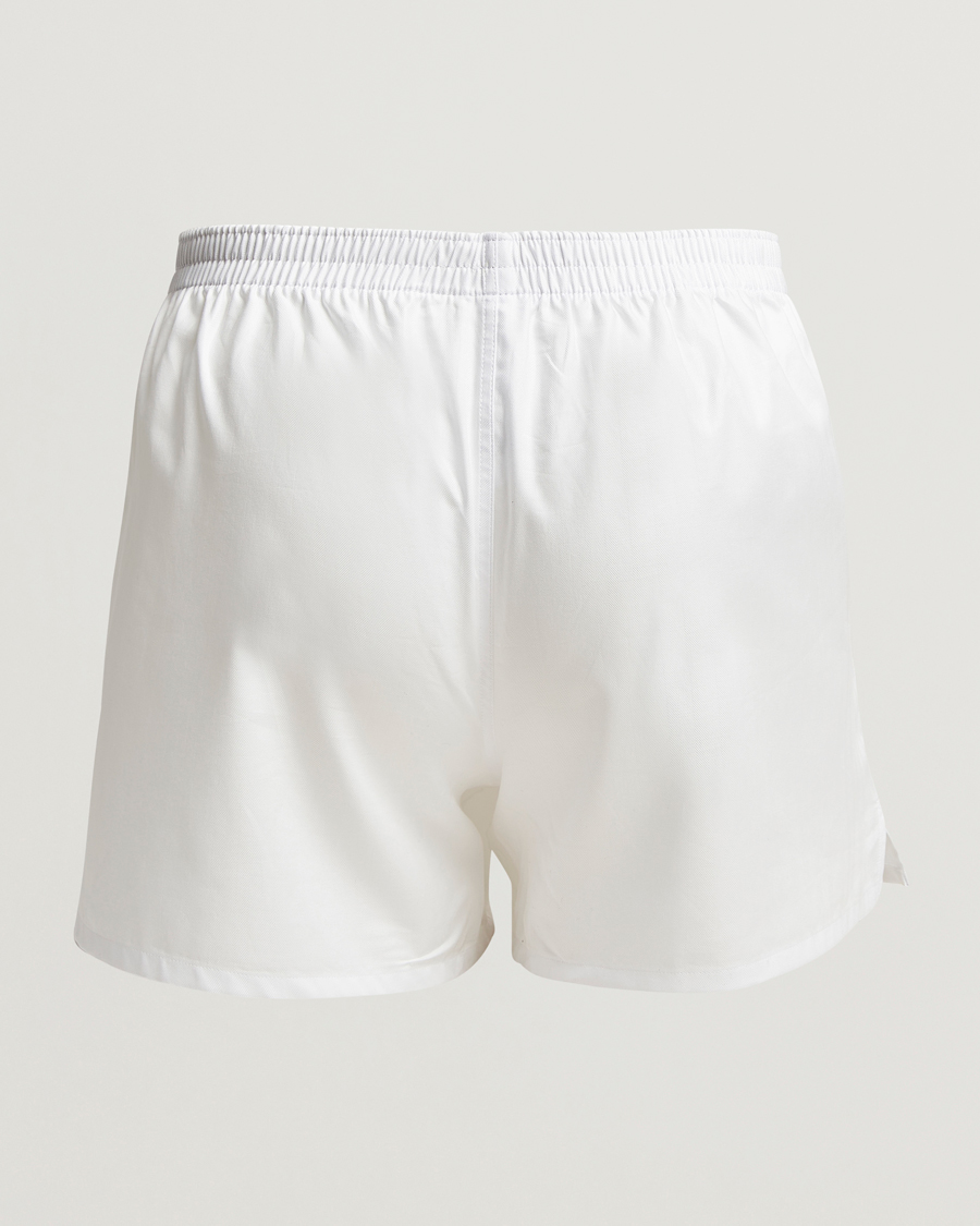 Mies | Alusvaatteet | Falke | Cotton Woven Boxer Shorts White