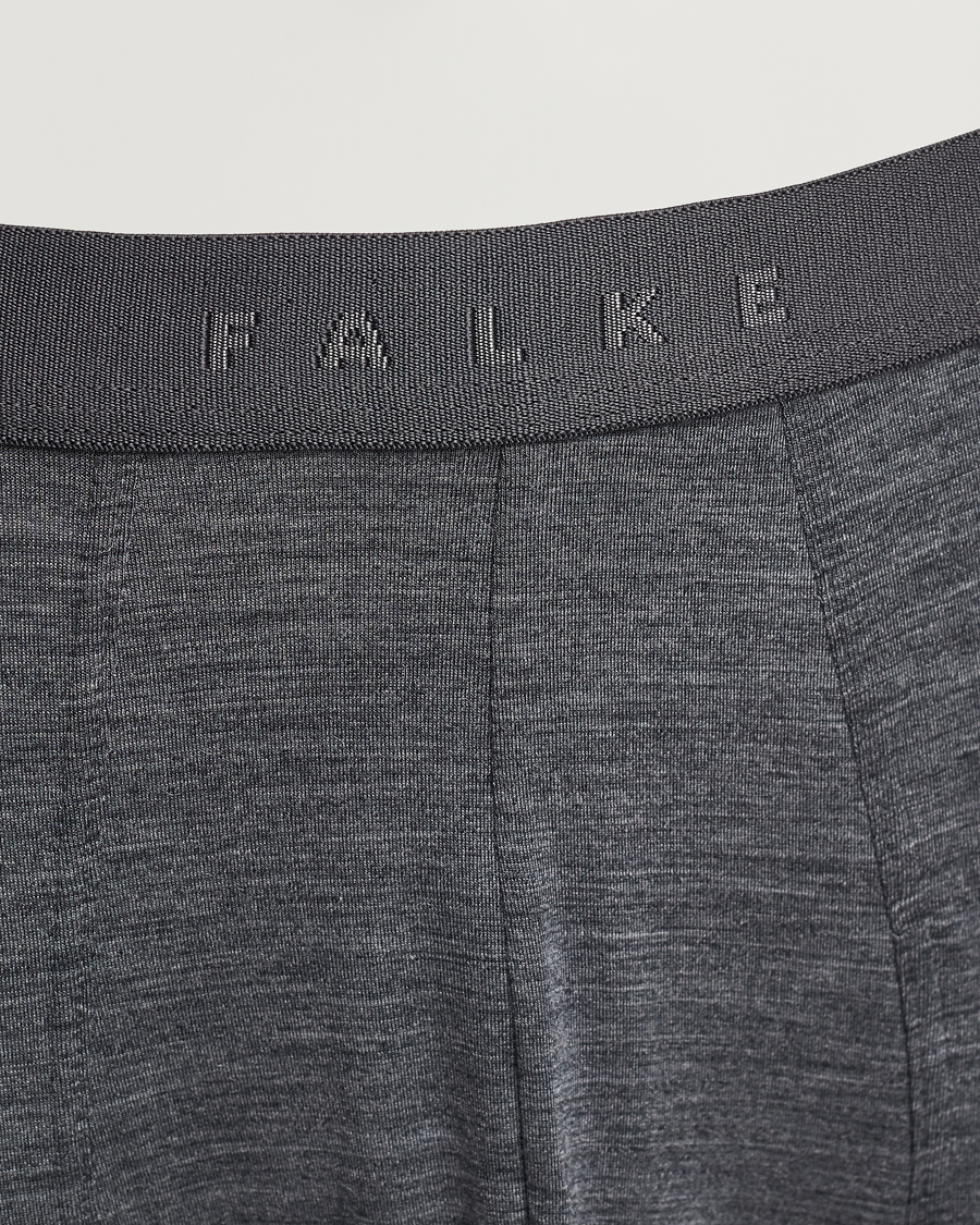 Mies | Alusvaatteet | Falke | Clima Wool Long Tights Dark Grey Heather