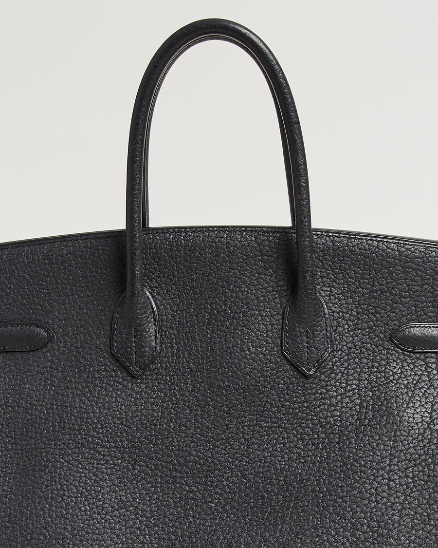 Mies | Pre-Owned & Vintage Bags | Hermès Pre-Owned | Birkin 35 Fjord Leather Black