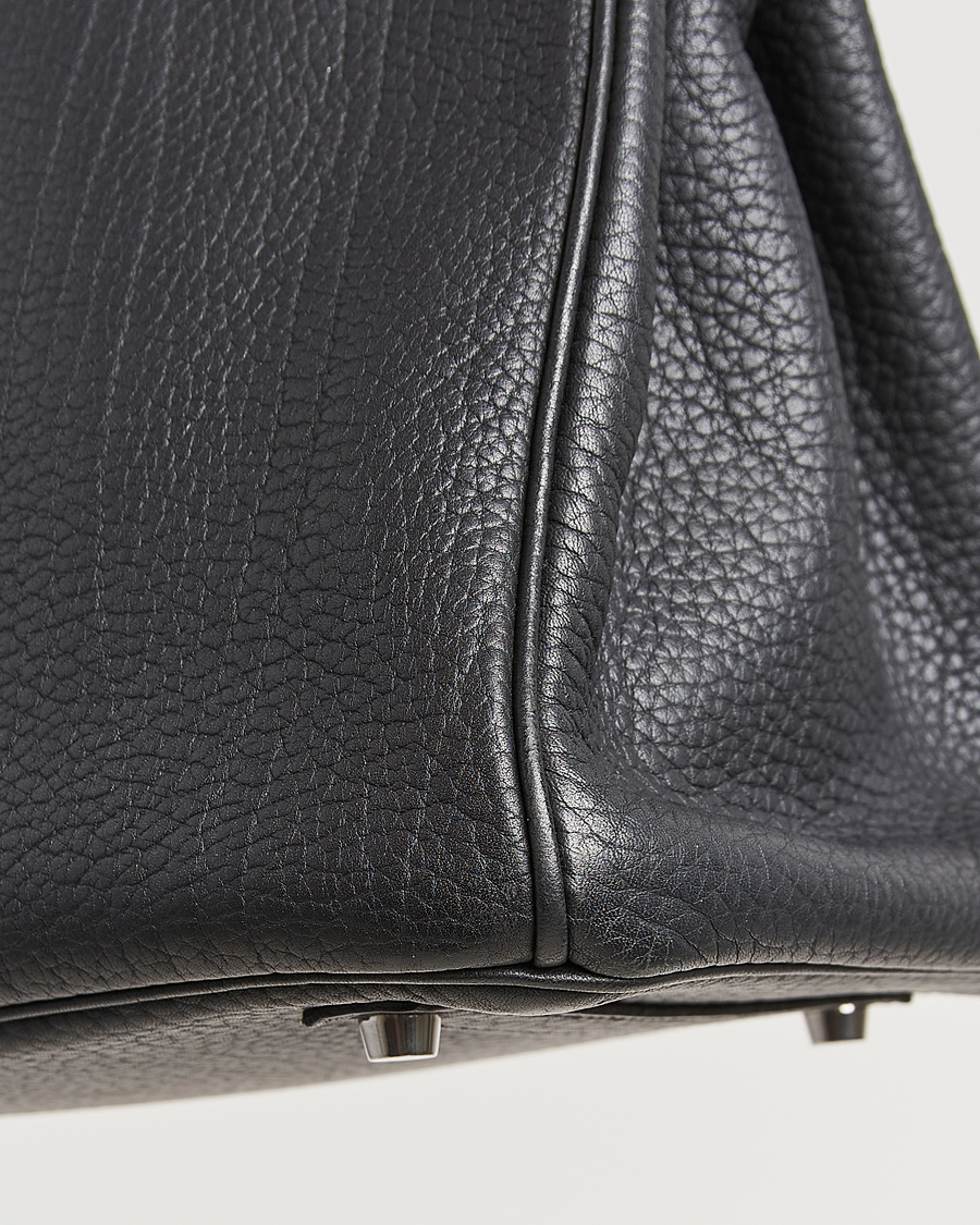 Mies | Pre-Owned & Vintage Bags | Hermès Pre-Owned | Birkin 35 Fjord Leather Black