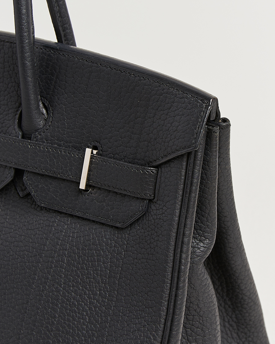 Mies | Pre-Owned & Vintage Bags | Hermès Pre-Owned | Birkin 35 Fjord Leather Black