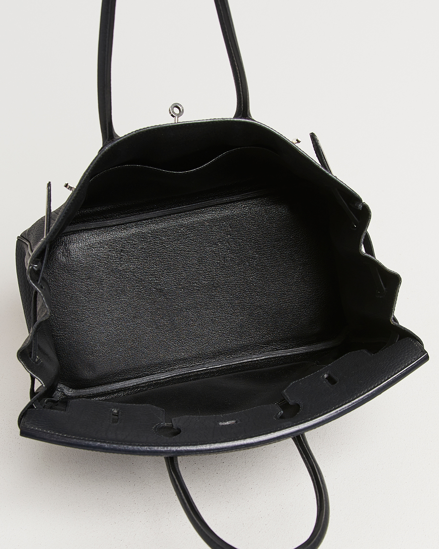 Mies | Pre-Owned & Vintage Bags | Hermès Pre-Owned | Birkin 35 Fjord Leather Black