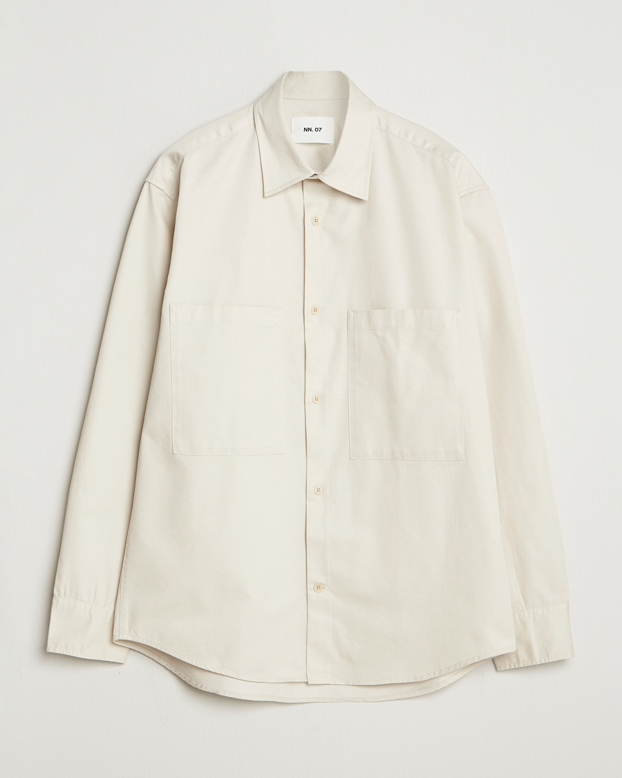 Mies | Kauluspaidat | NN07 | Freddy Tencel Workwear Shirt Ivory