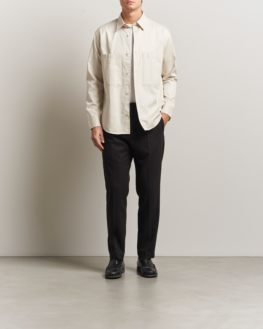 Mies | Kauluspaidat | NN07 | Freddy Tencel Workwear Shirt Ivory