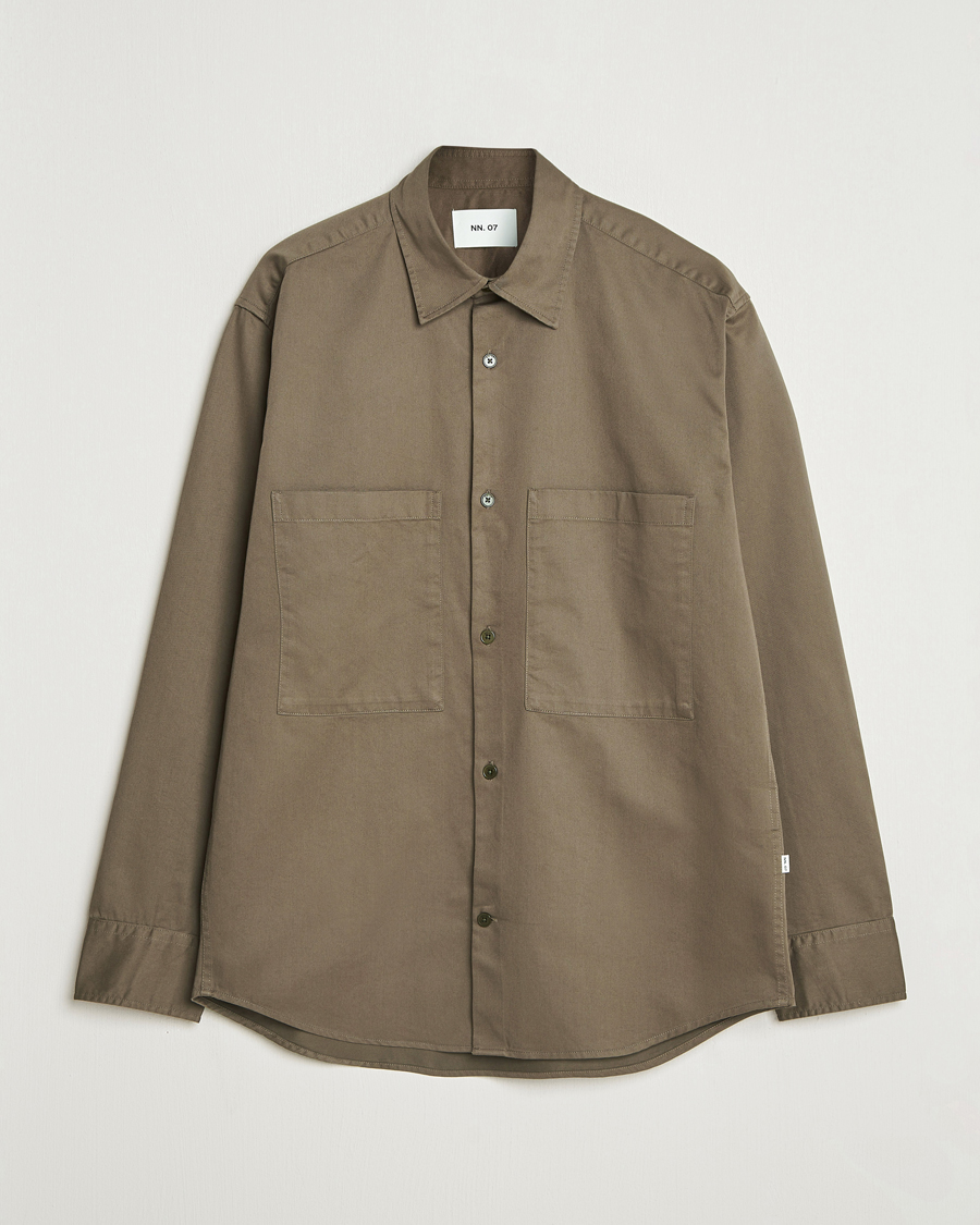 Mies | Kauluspaidat | NN07 | Freddy Tencel Workwear Shirt Mable Husk