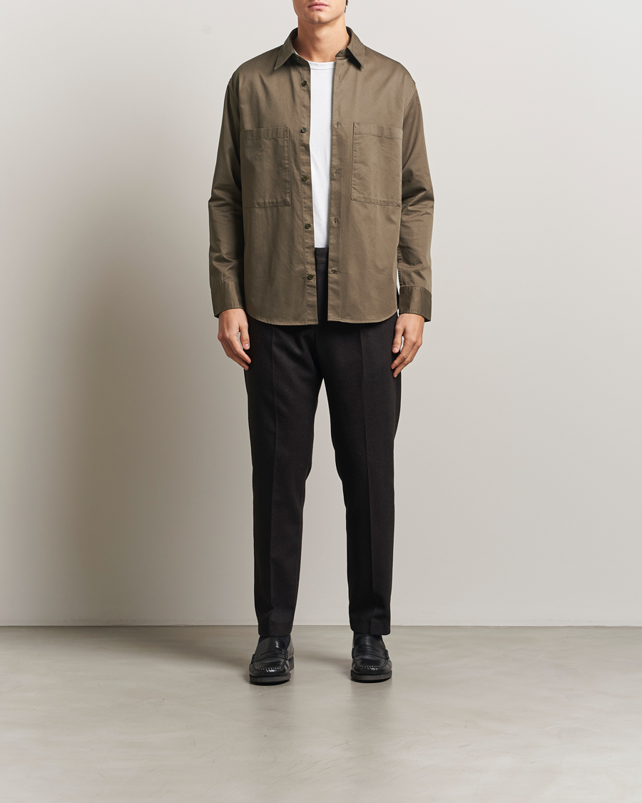 Mies | Kauluspaidat | NN07 | Freddy Tencel Workwear Shirt Mable Husk