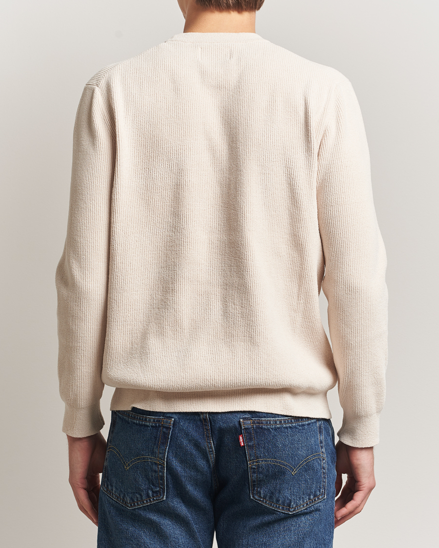 Mies | Puserot | NN07 | Danny Rib Knitted Crew Neck Ivory