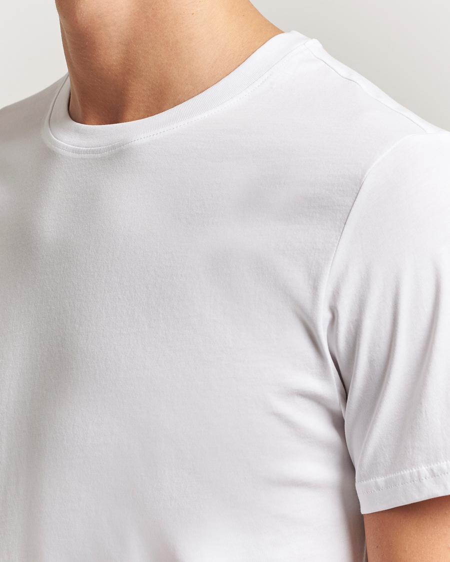 Mies | T-paidat | NN07 | Percy Crew Neck T-Shirt White