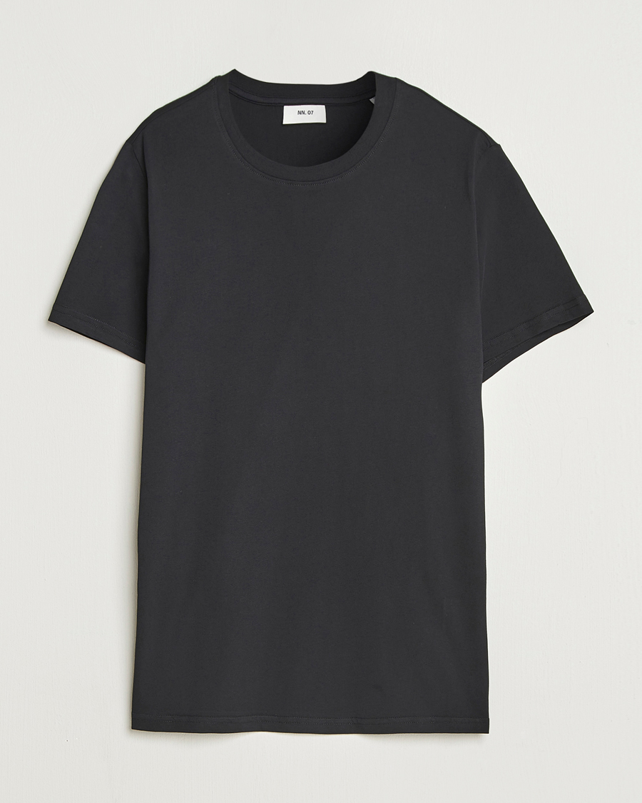 Mies | T-paidat | NN07 | Percy Crew Neck T-Shirt Black